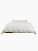 Load image into Gallery viewer, Organic Cotton Percale Bedding | Needle Stripes

