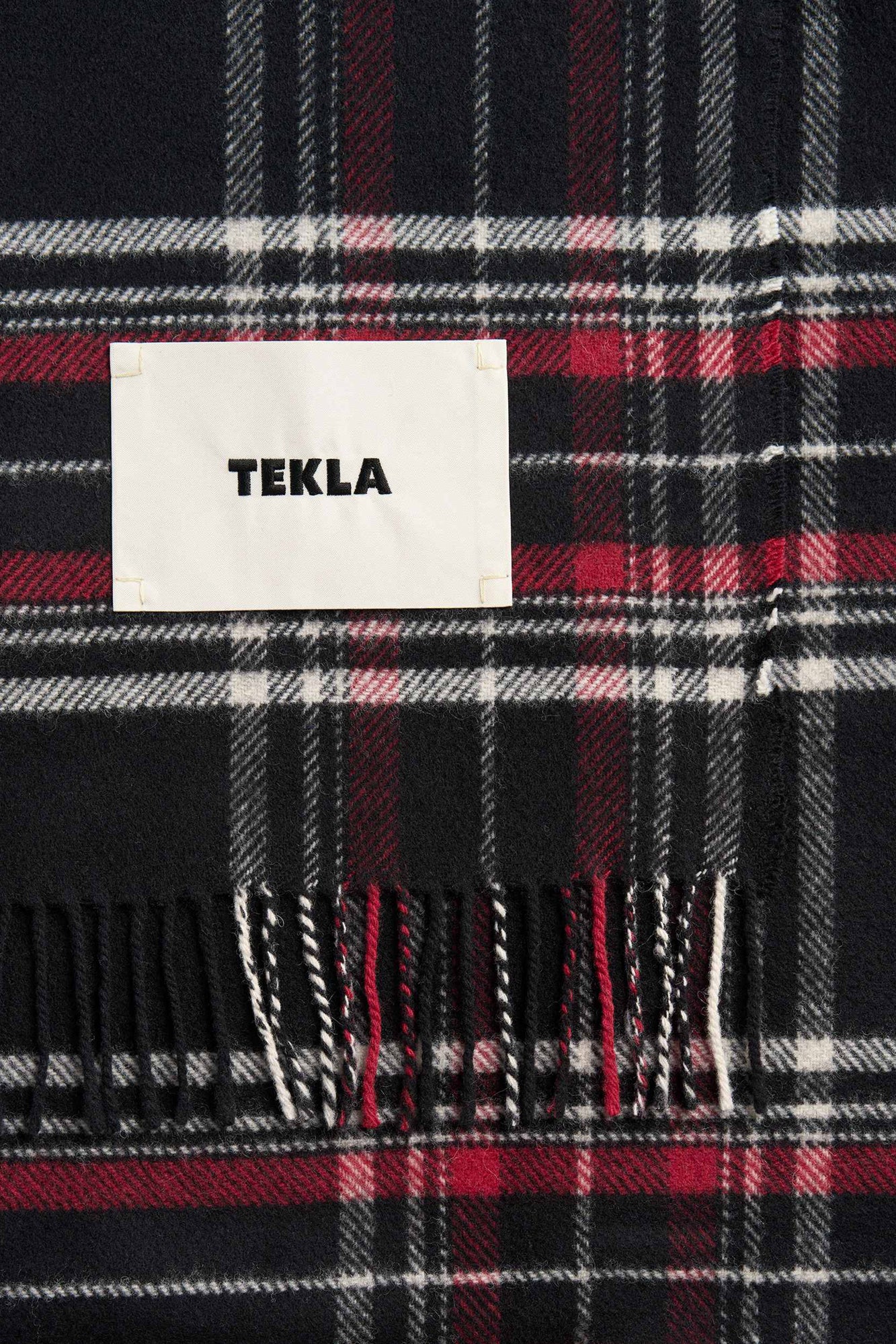 Fringed Lambswool Blankets | Plaid