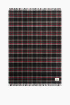 Fringed Plaid Lambswool Blankets