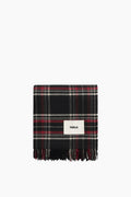 Fringed Plaid Lambswool Blankets