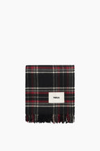 Fringed Plaid Lambswool Blankets