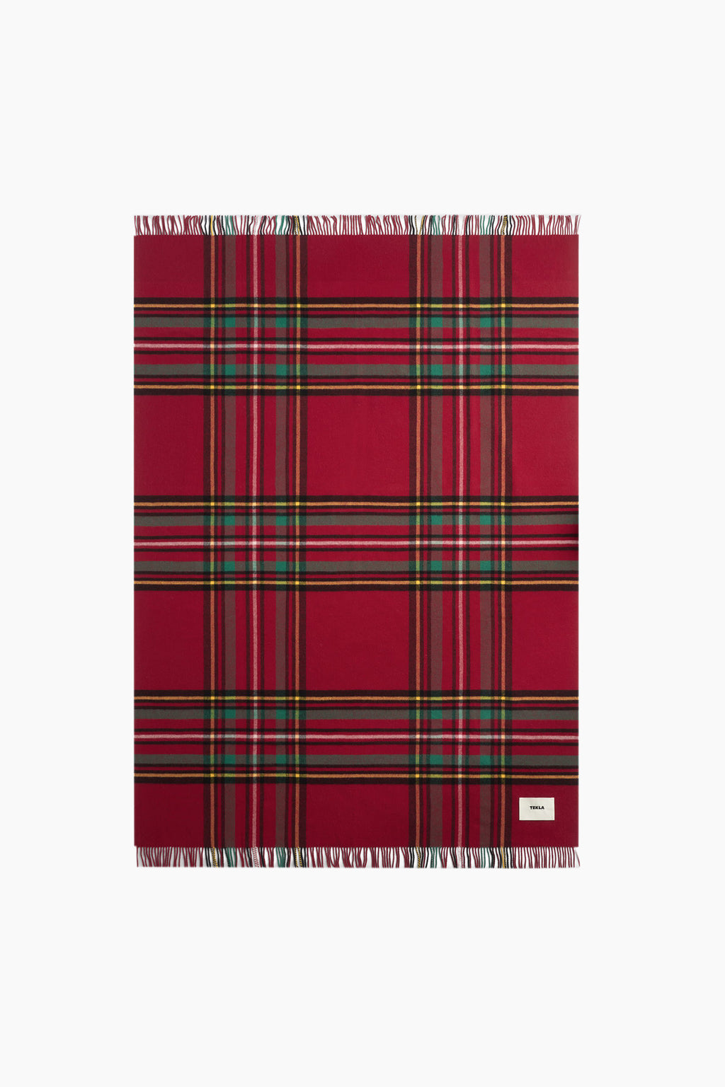 Fringed Lambswool Blankets | Plaid