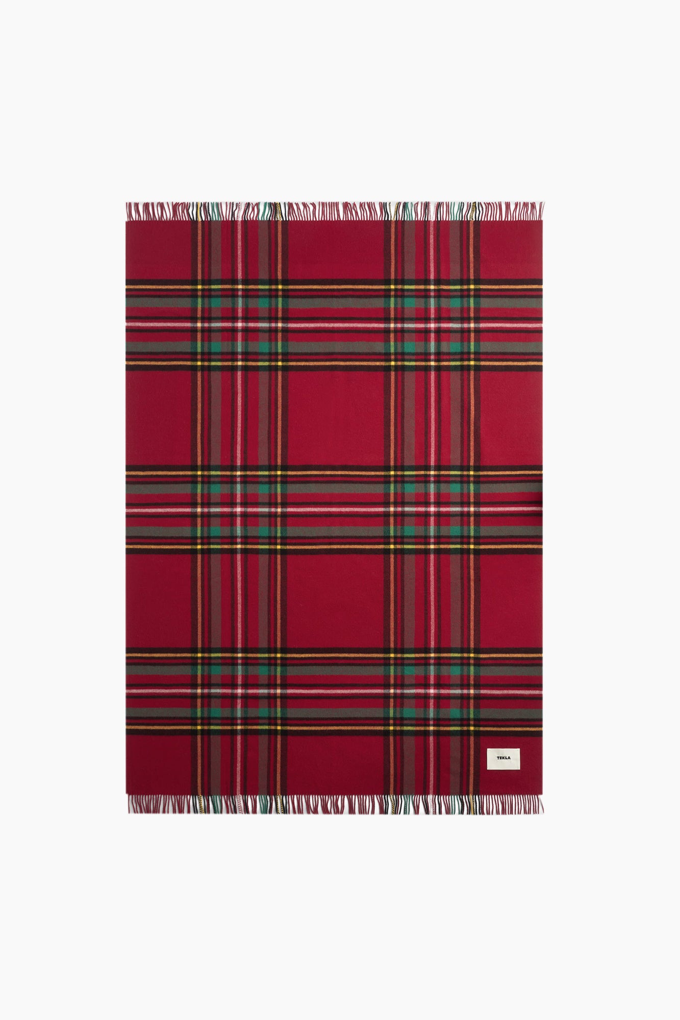 Fringed Lambswool Blankets | Plaid