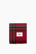 Fringed Plaid Lambswool Blankets