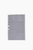 Organic Cotton Striped Towels & Bath Mat | Sailor