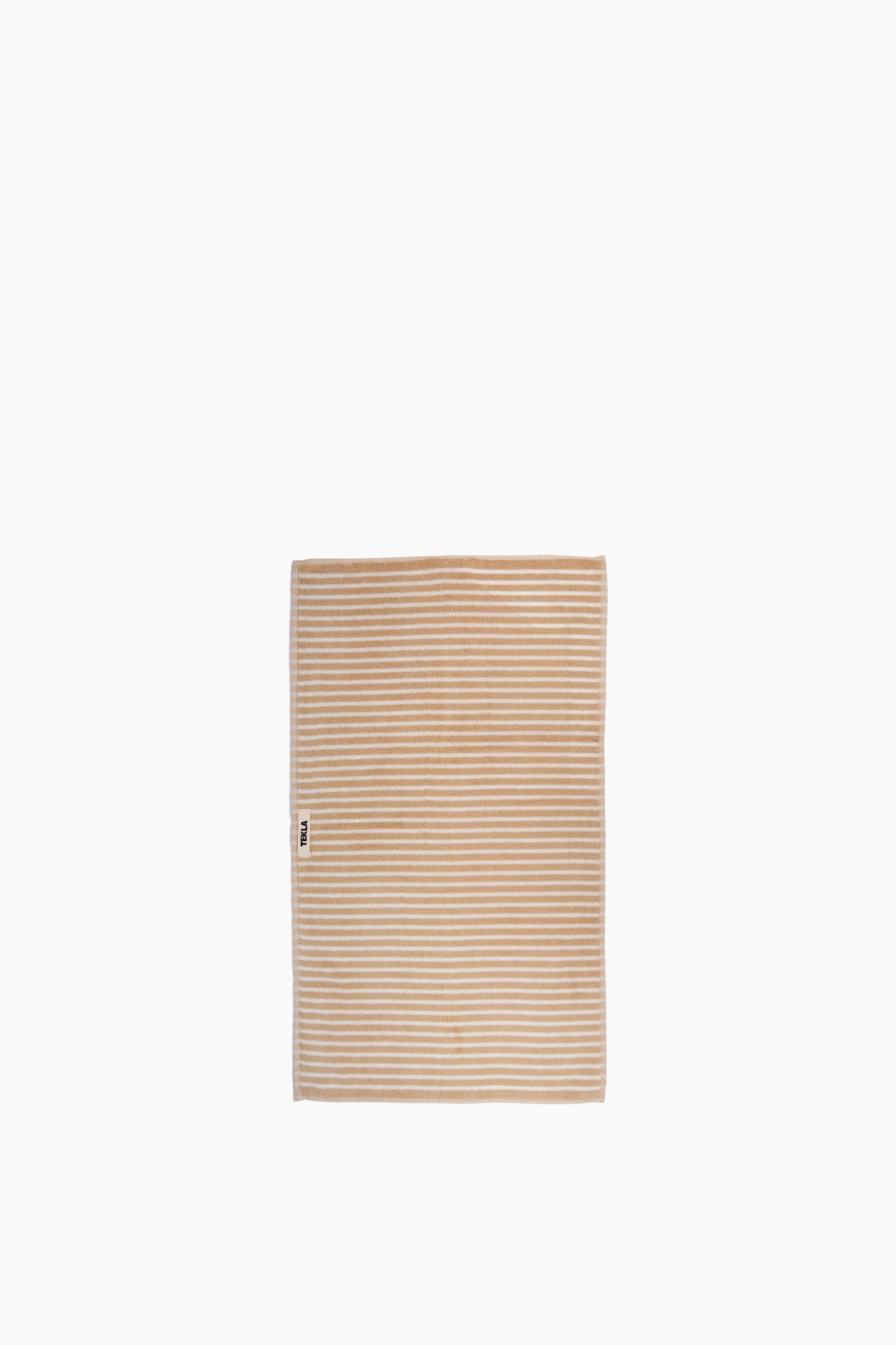 Organic Cotton Striped Towels & Bath Mat | Ivory