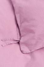 Organic Cotton Percale Bedding | Mallow Pink