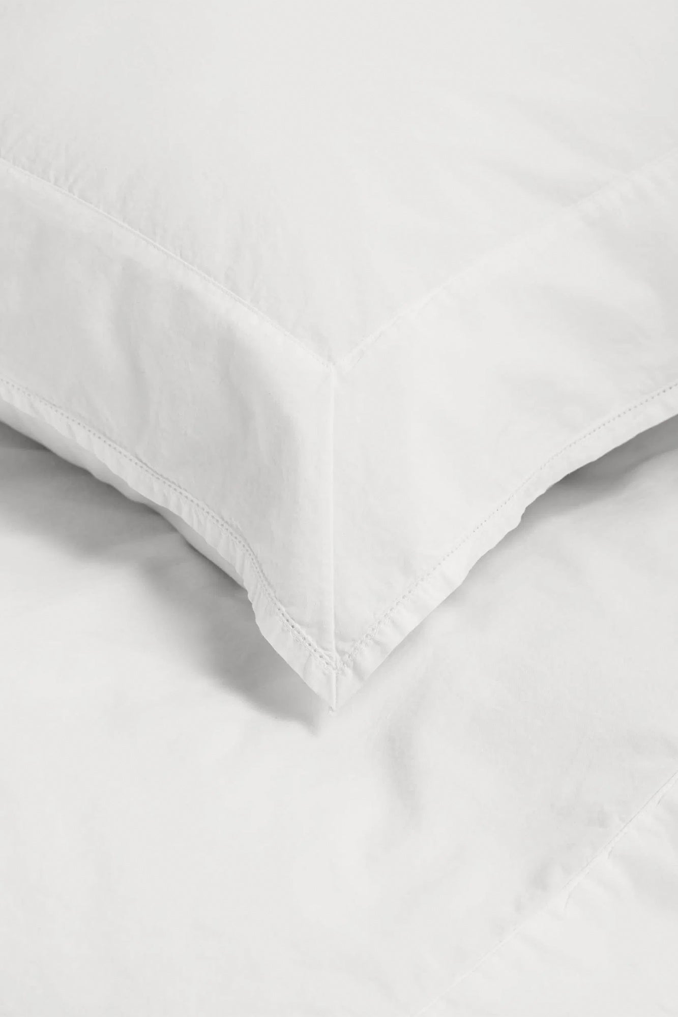 Organic Cotton Broderie Anglaise Pillow Sham | Odette