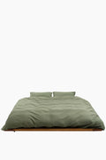 Organic Cotton Percale Bedding | Olive Green