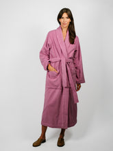 Load image into Gallery viewer, Organic Cotton Bathrobe | Magenta
