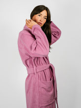 Load image into Gallery viewer, Organic Cotton Bathrobe | Magenta
