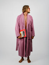 Load image into Gallery viewer, Organic Cotton Bathrobe | Magenta
