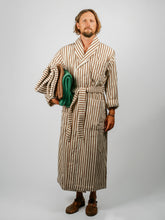 Load image into Gallery viewer, Organic Cotton Striped Bathrobe | Kodiak
