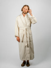 Load image into Gallery viewer, Organic Cotton Striped Bathrobe | Sienna
