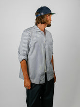 Load image into Gallery viewer, Organic Poplin Striped Sleepwear Long Sleeve Top | Skagen
