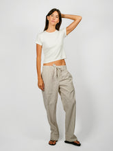Load image into Gallery viewer, Organic Poplin Striped Sleepwear Pant | Hopper
