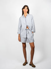 Load image into Gallery viewer, Organic Poplin Striped Sleepwear Long Sleeve Top | Skagen
