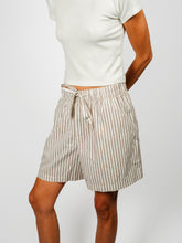 Load image into Gallery viewer, Organic Poplin Striped Sleepwear Short | Hopper
