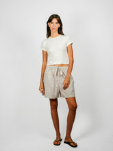 Load image into Gallery viewer, Organic Poplin Striped Sleepwear Short | Hopper
