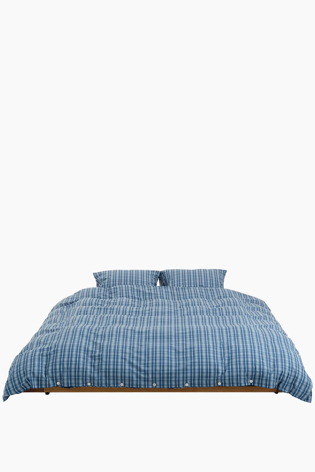 Organic Cotton Percale Bedding | Douglas Checks