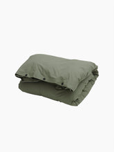 Load image into Gallery viewer, Organic Cotton Percale Bedding | Olive Green
