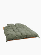 Load image into Gallery viewer, Organic Cotton Percale Bedding | Olive Green
