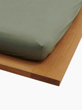 Load image into Gallery viewer, Organic Cotton Percale Bedding | Olive Green
