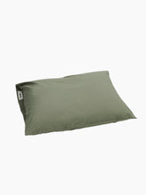 Load image into Gallery viewer, Organic Cotton Percale Bedding | Olive Green
