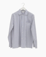 Load image into Gallery viewer, Organic Poplin Striped Sleepwear Long Sleeve Top | Skagen
