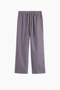 Organic Poplin Striped Sleepwear Pant