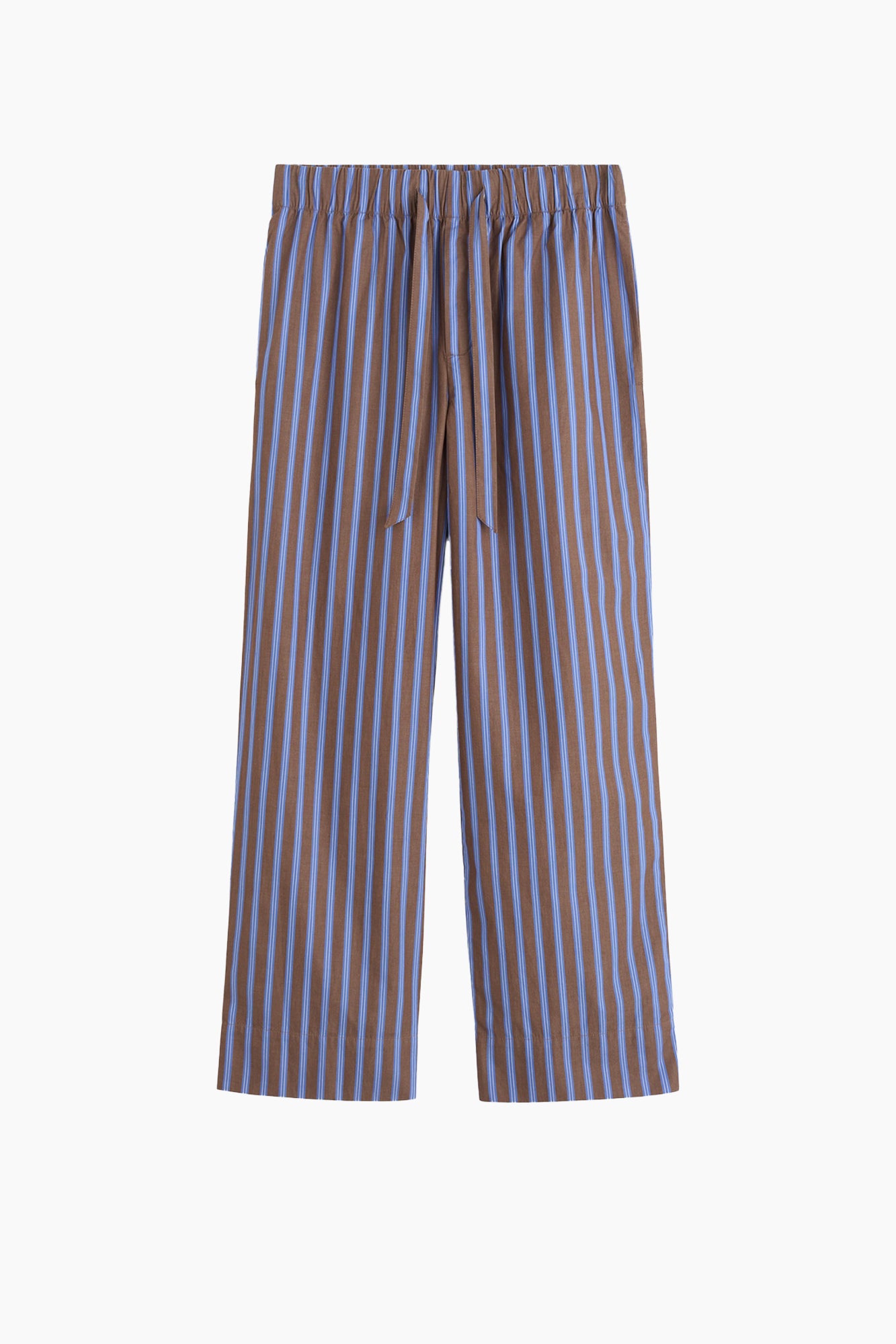 Organic Poplin Striped Sleepwear Pant