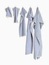 Load image into Gallery viewer, Organic Cotton Striped Towels &amp; Bath Mat | Coastal
