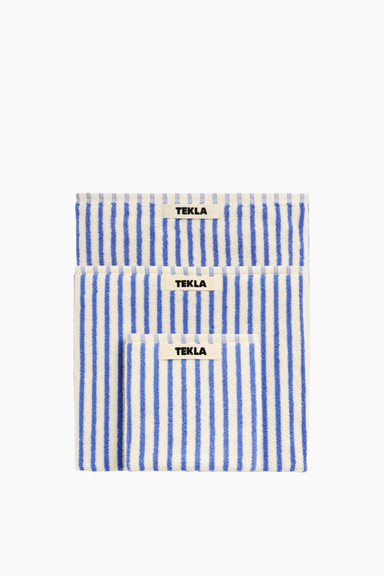 Organic Cotton Striped Towels & Bath Mat | Coastal