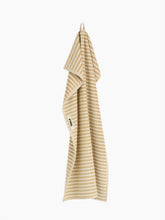 Load image into Gallery viewer, Organic Cotton Striped Towels &amp; Bath Mat | Ivory
