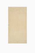 Organic Cotton Striped Towels & Bath Mat | Ivory
