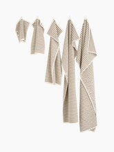 Load image into Gallery viewer, Organic Cotton Striped Towels &amp; Bath Mat | Kodiak
