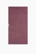 Organic Cotton Striped Towels & Bath Mat | Red & Rose