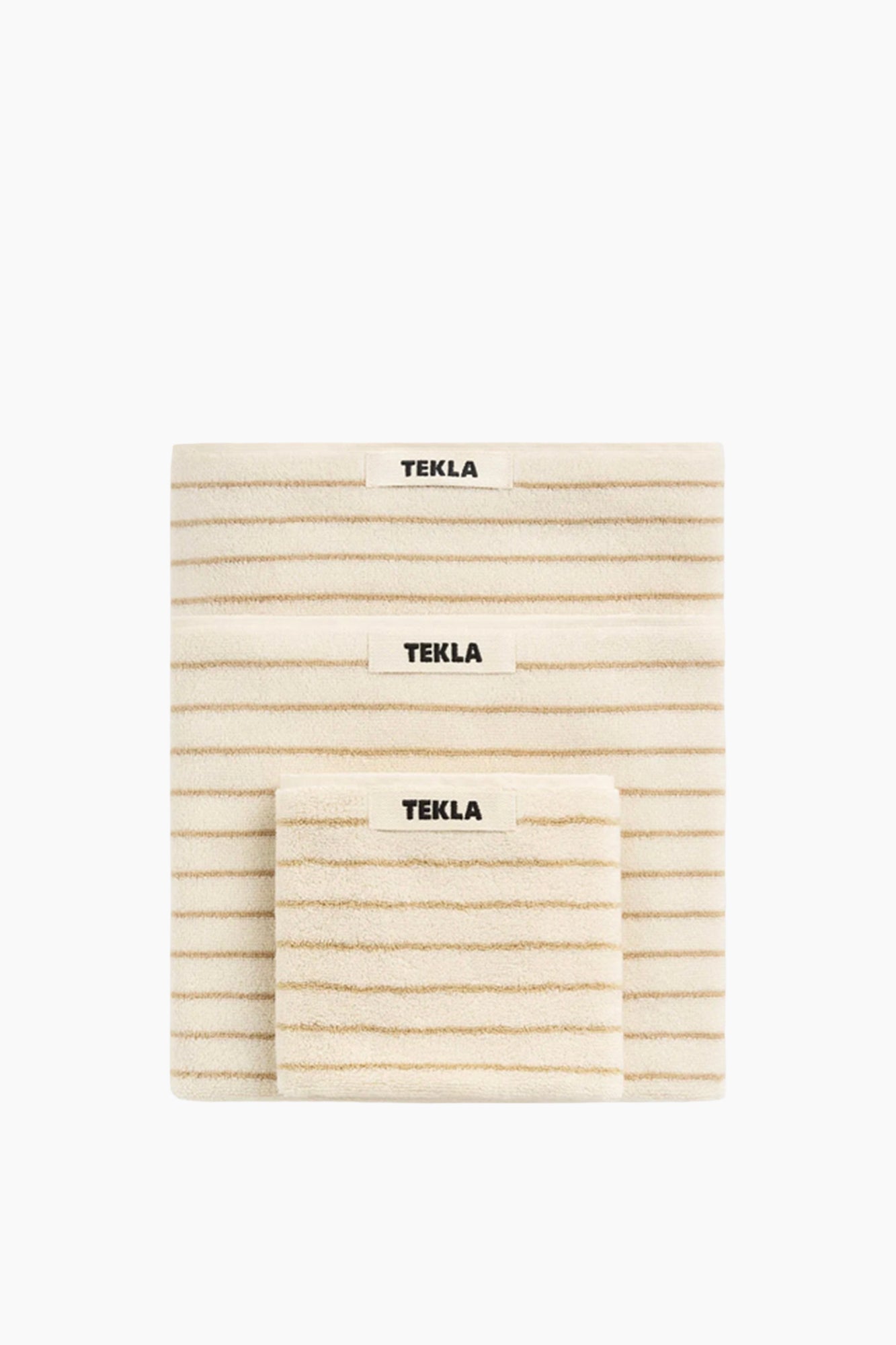 Organic Cotton Striped Towels & Bath Mat | Sienna