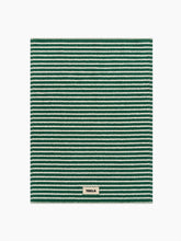 Load image into Gallery viewer, Organic Cotton Striped Towels &amp; Bath Mat | Teal
