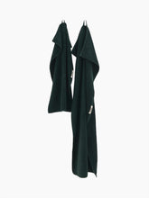 Load image into Gallery viewer, Organic Cotton Towels &amp; Bath Mat | Forest Green

