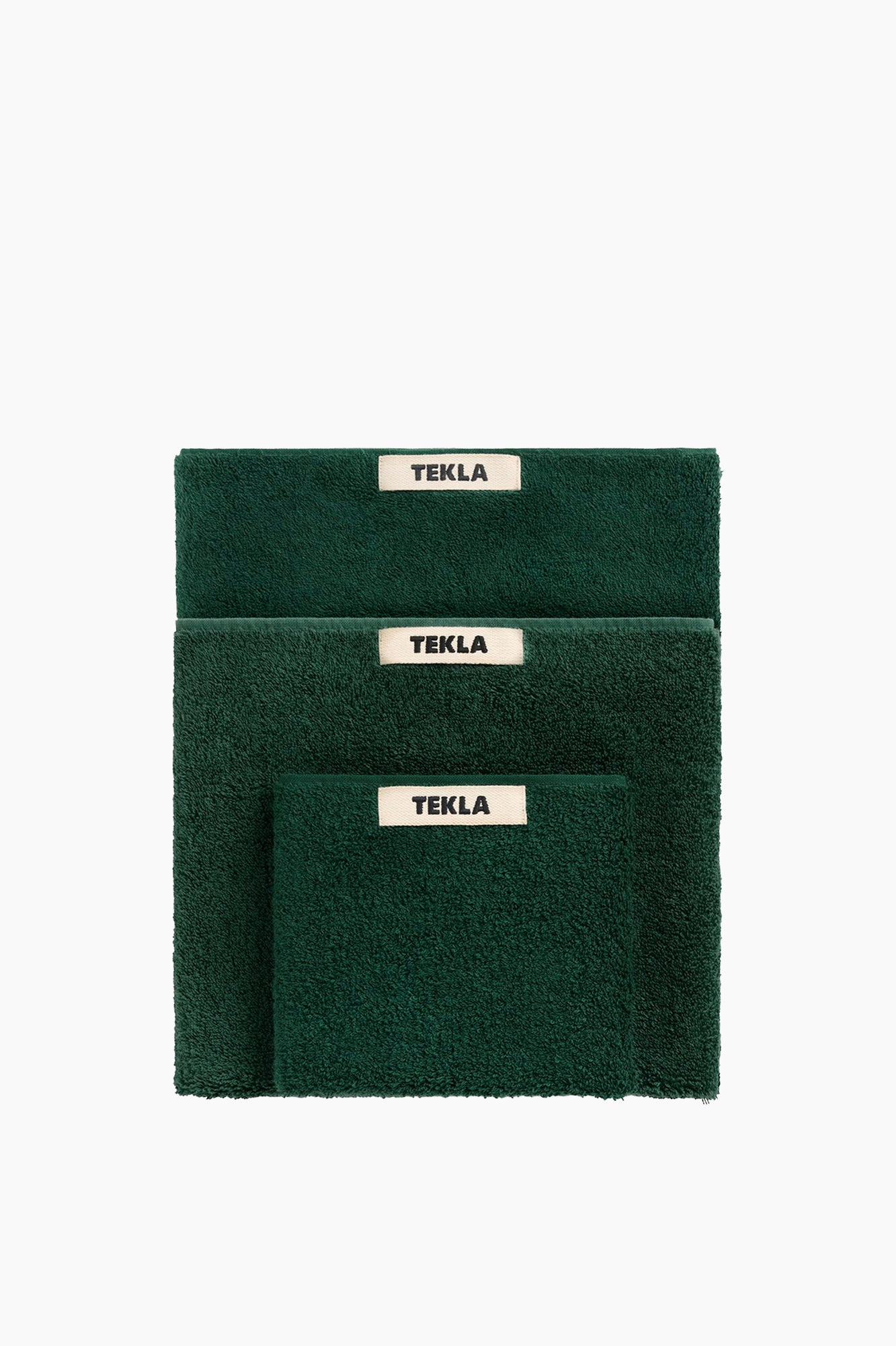 Organic Cotton Towels & Bath Mat | Forest Green