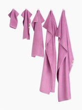 Load image into Gallery viewer, Organic Cotton Towels &amp; Bath Mat | Magenta
