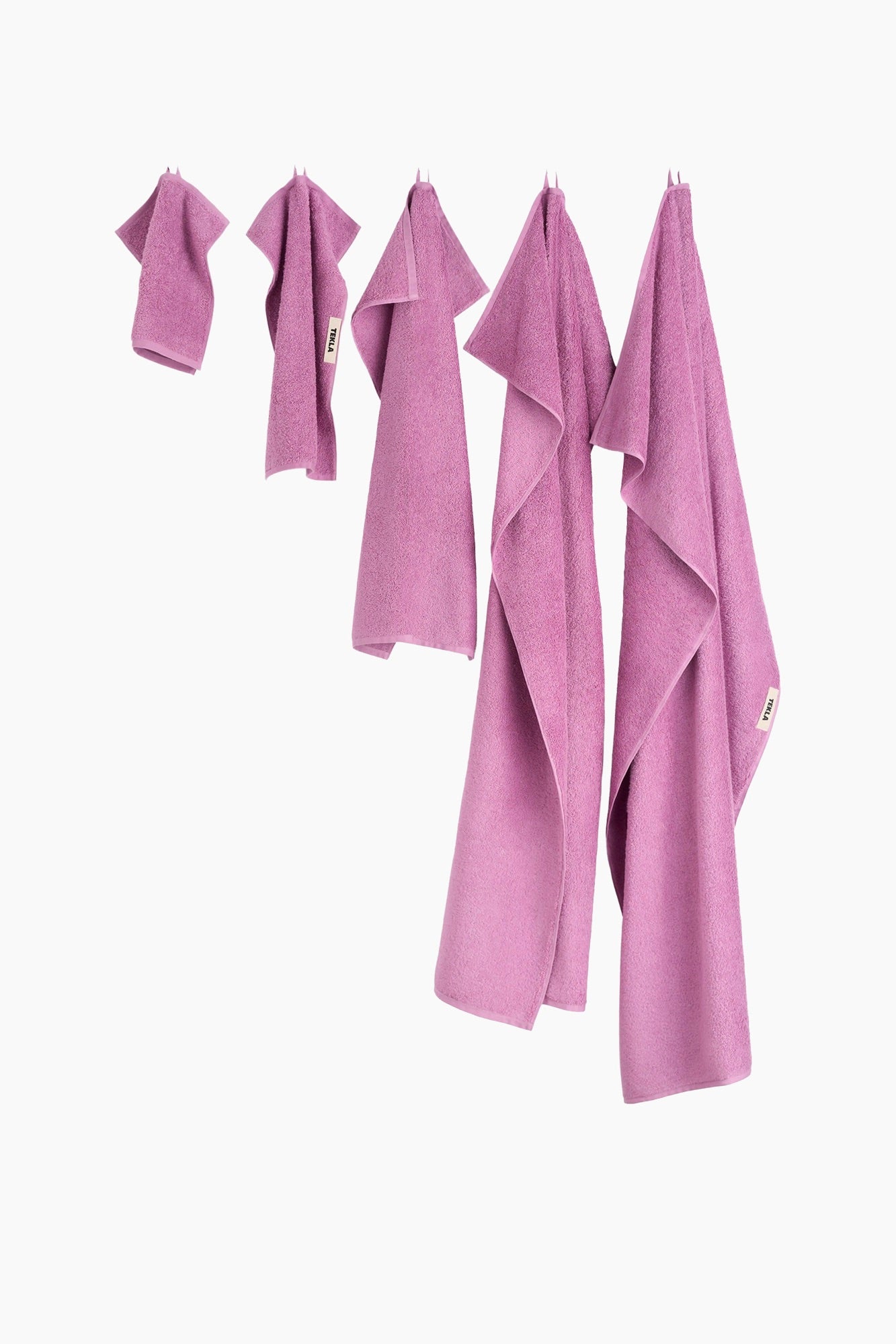 Organic Cotton Towels & Bath Mat | Magenta