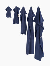 Load image into Gallery viewer, Organic Cotton Towels &amp; Bath Mat | Navy

