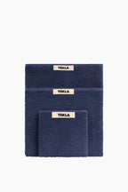 Organic Cotton Towels & Bath Mat | Navy