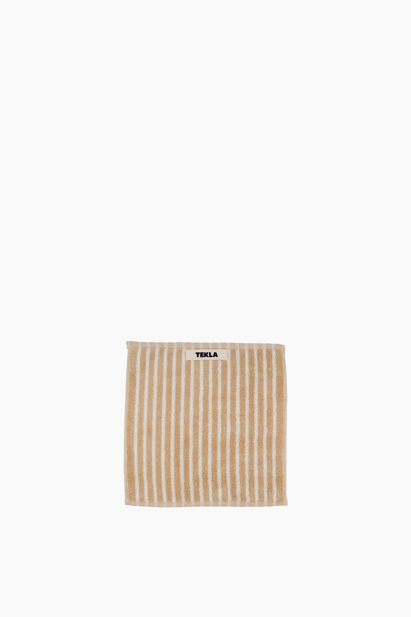 Organic Cotton Striped Towels & Bath Mat | Ivory