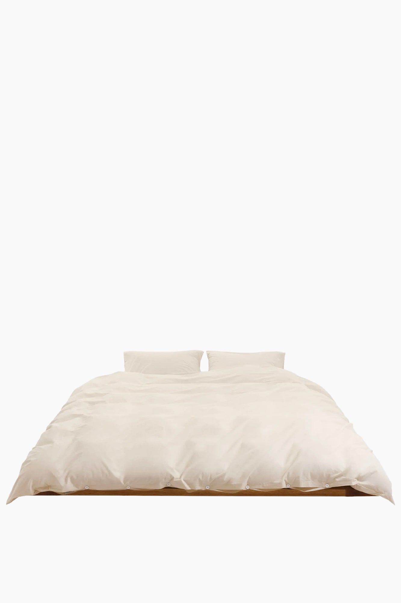 Organic Cotton Percale Bedding | Winter White