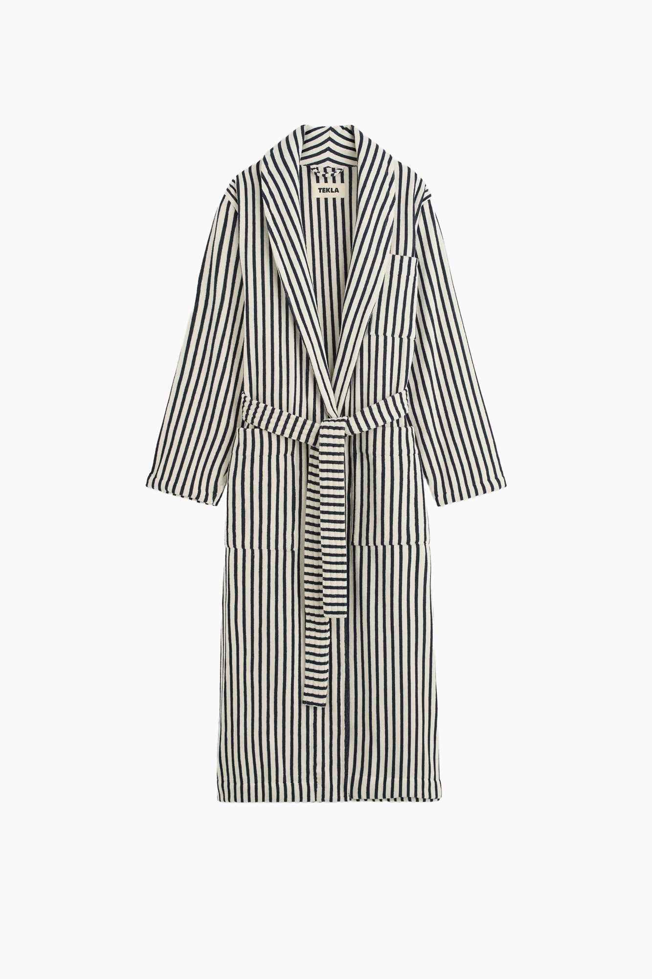 Organic Cotton Striped Bathrobe | Sailor Stripes