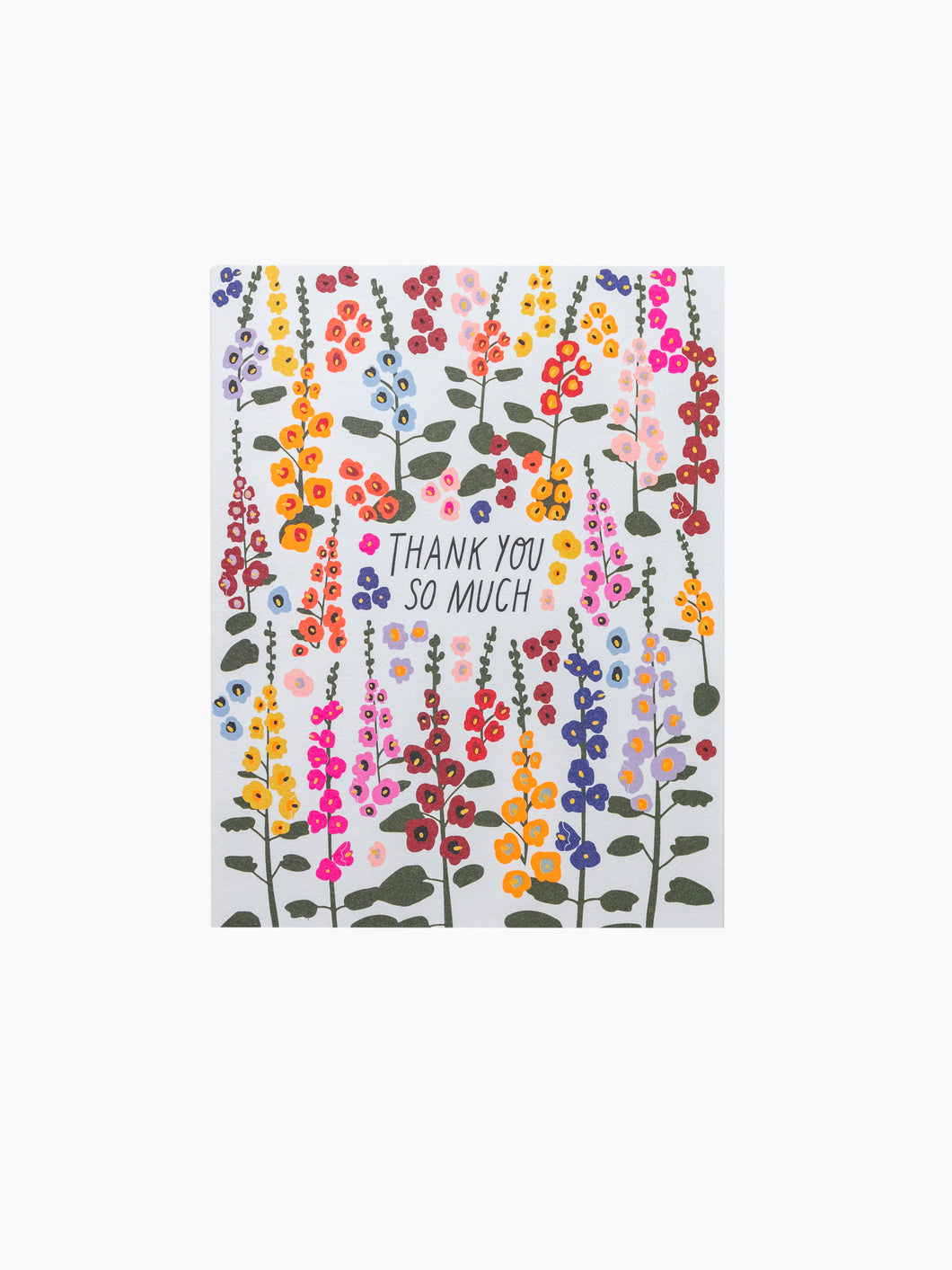 Thank Your Hollyhocks Card