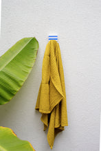 Load image into Gallery viewer, Mustard Waffle Bath Towel
